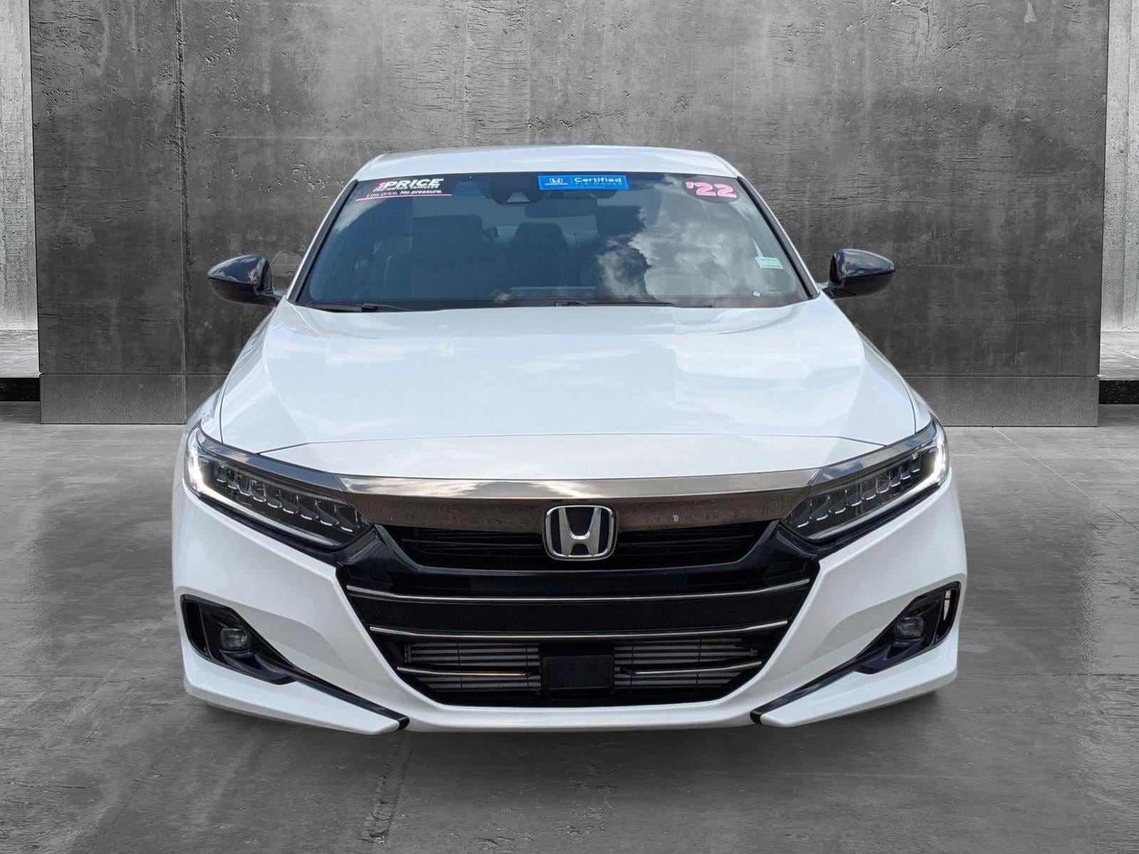 Certified 2022 Honda Accord Sport with VIN 1HGCV1F36NA094121 for sale in Miami Gardens, FL