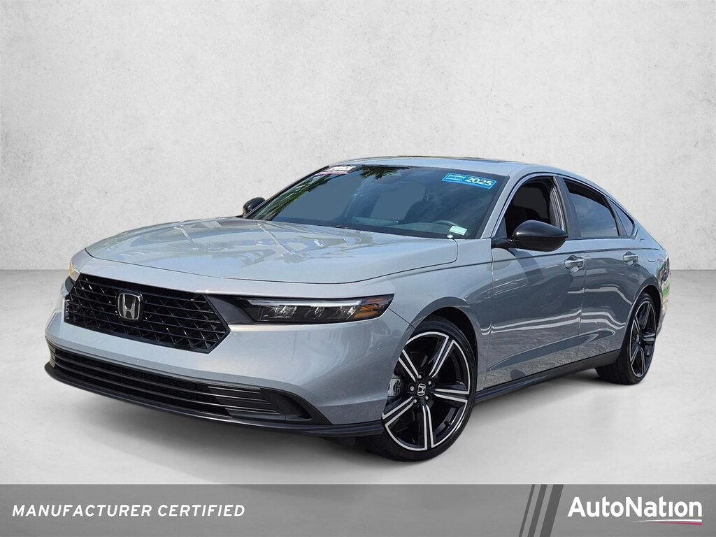 Certified 2025 Honda Accord Hybrid Sport Sedan