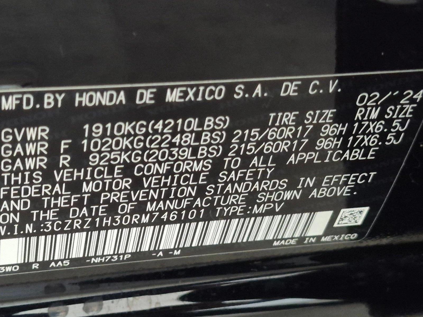 2024 Honda HR-V LX - Photo 23