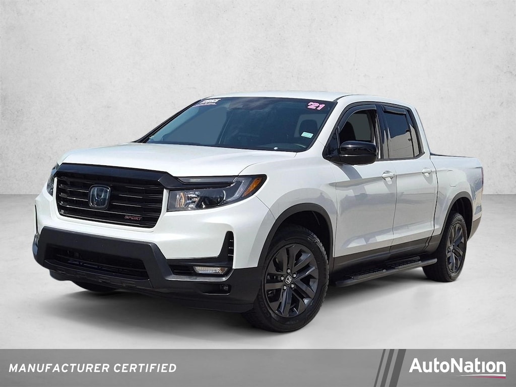 Certified 2021 Honda Ridgeline Sport Truck Crew Cab