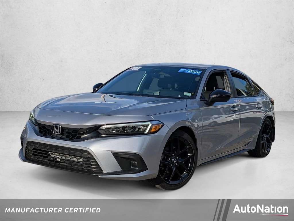 Certified 2024 Honda Civic Sport Hatchback