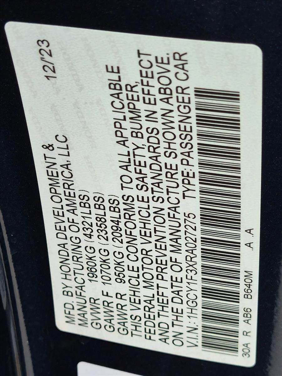 2024 Honda Accord EX - Photo 24