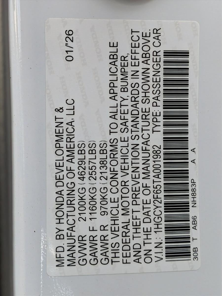 2026 Honda Accord Hybrid EX-L - Photo 16