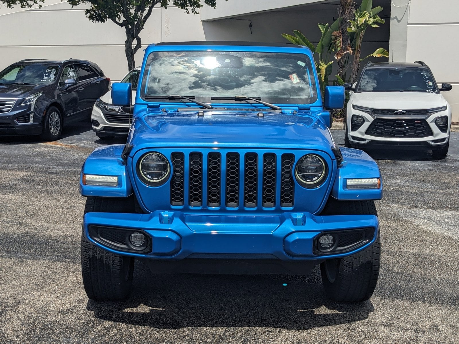 Used 2022 Jeep Wrangler Unlimited High Altitude 4XE with VIN 1C4JJXP68NW237022 for sale in Miami Gardens, FL