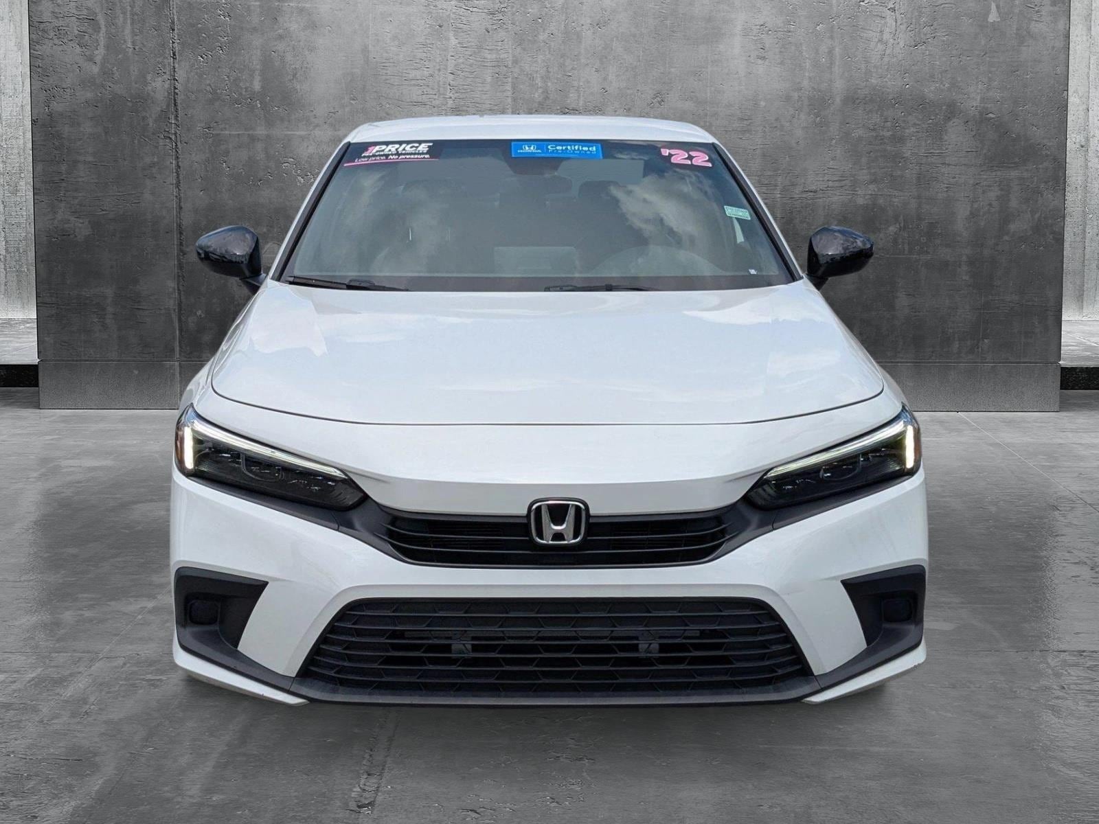 Certified 2022 Honda Civic Sport with VIN 2HGFE2F57NH587828 for sale in Miami Gardens, FL