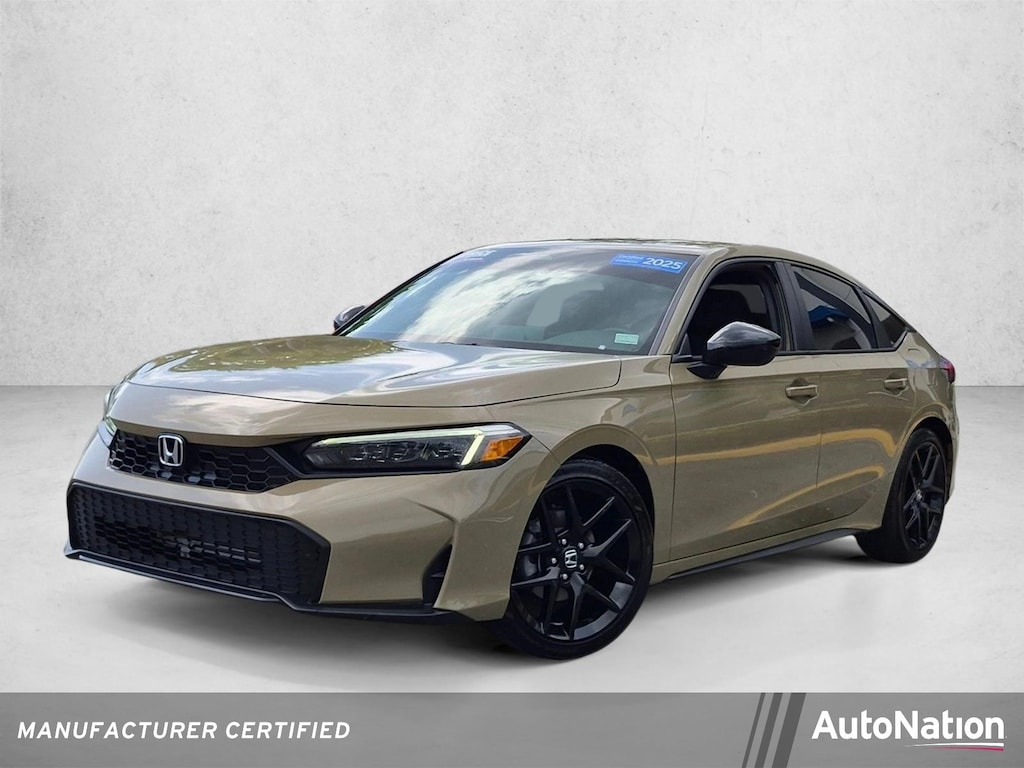 Certified 2025 Honda Civic Sport Hatchback