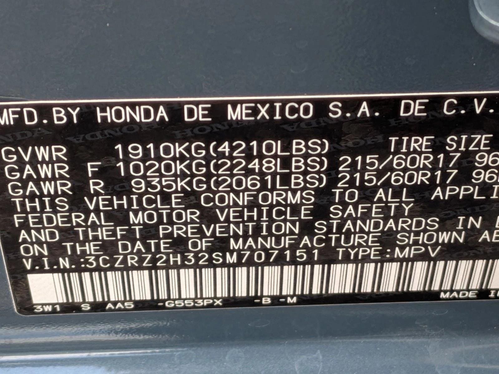 2025 Honda HR-V LX - Photo 23
