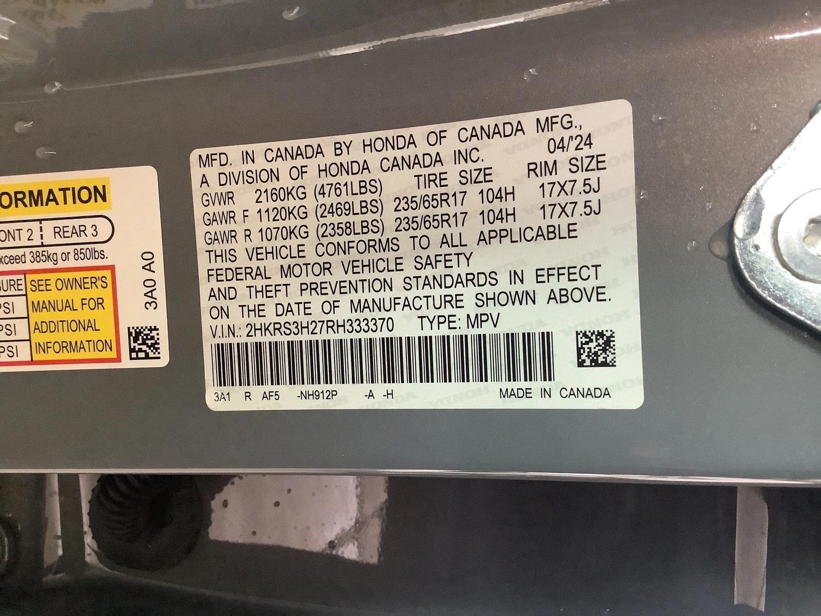 2024 Honda CR-V LX - Photo 21