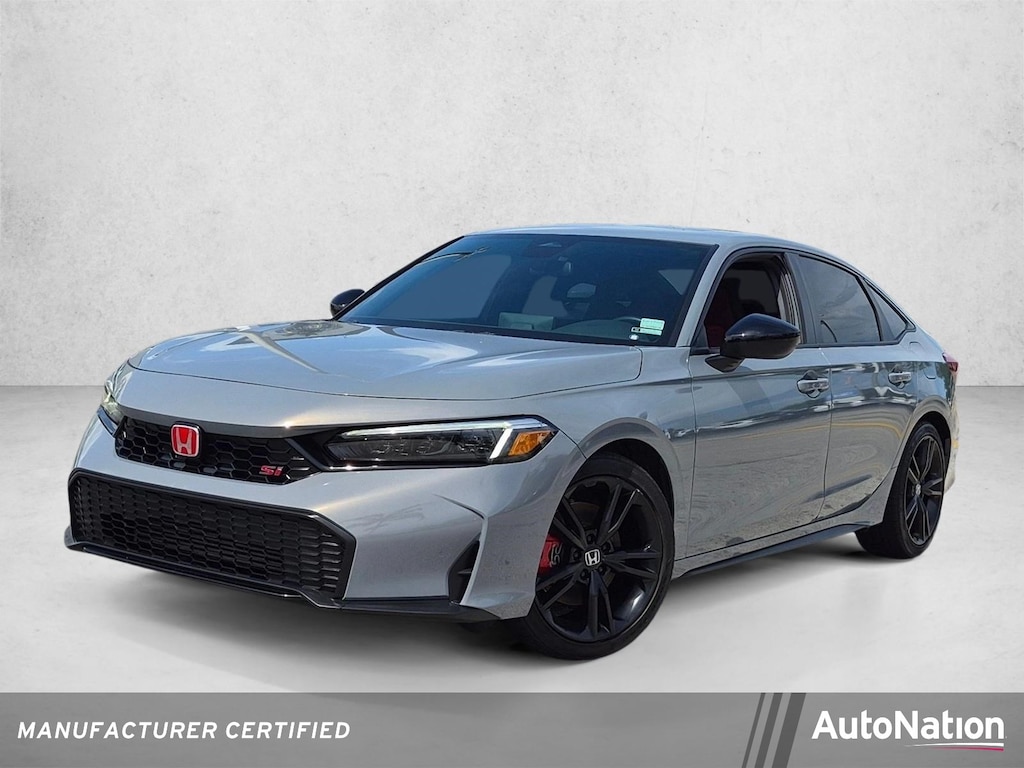 Certified 2025 Honda Civic Si w/High Performance Summer Tires Sedan