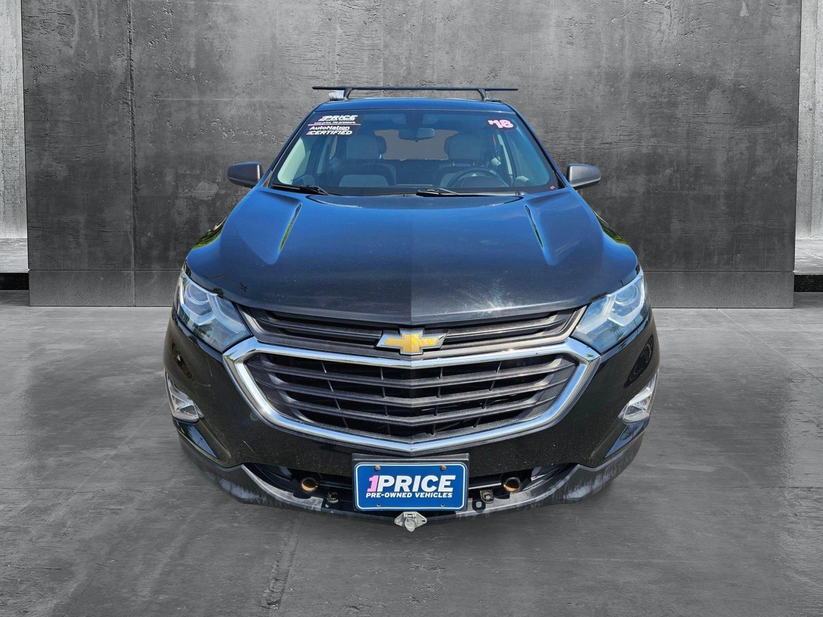 Used 2018 Chevrolet Equinox LS with VIN 2GNAXHEV1J6266565 for sale in Renton, WA