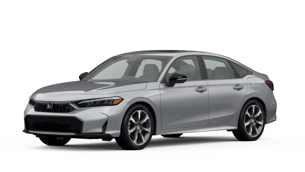 Learn about the Honda Civic exterior color options Honda Civic in Solar Silver Metallic