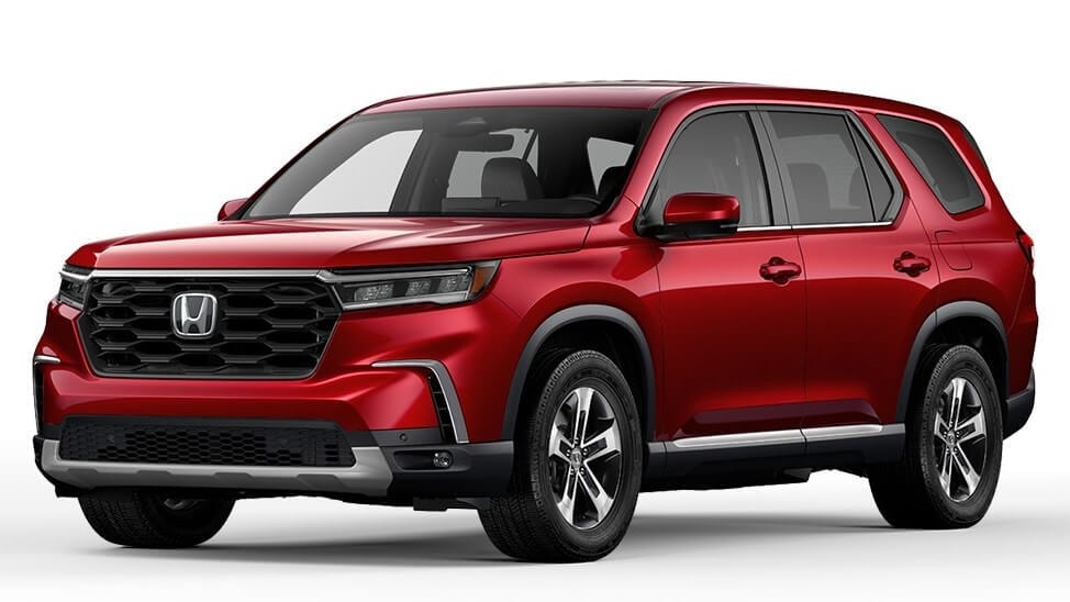 Learn about the key features of the Honda Pilot EX-L Honda Pilot EX-L in Lunar Silver Metallic