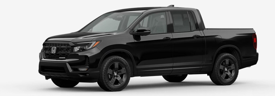 Learn about the Honda Ridgeline exterior color options Honda Ridgeline in Crystal Black Pearl