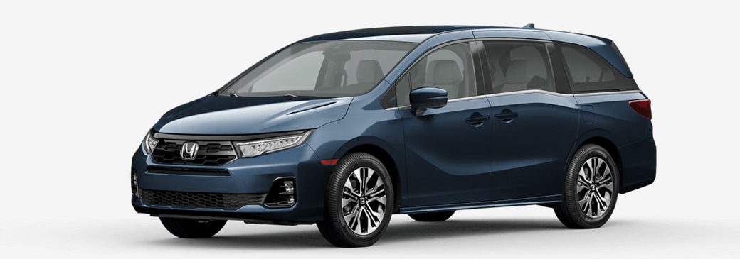 Learn about the 2025 Odyssey exterior color options 2025 Odyssey in Smoke Blue Pearl
