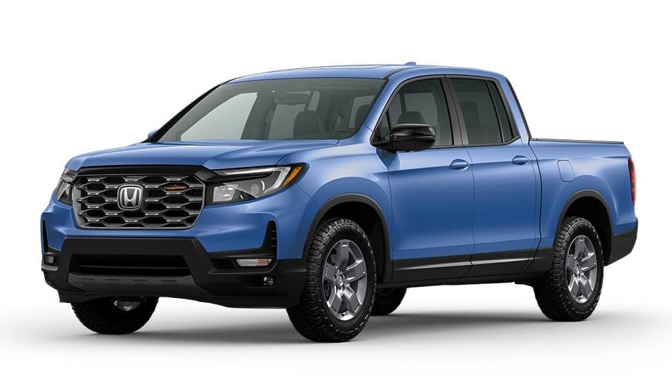 Learn about the key features of the Honda Ridgeline TrailSport Honda Ridgeline TrailSport in Diffused Sky Blue Pearl