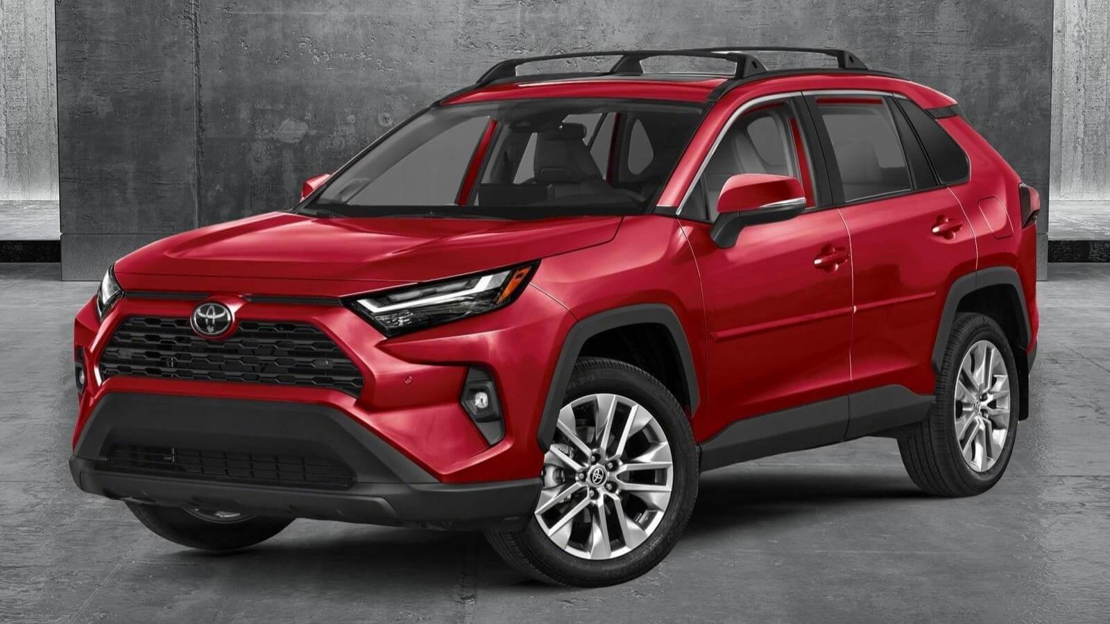 Toyota RAV4 in Ruby Flare Pearl