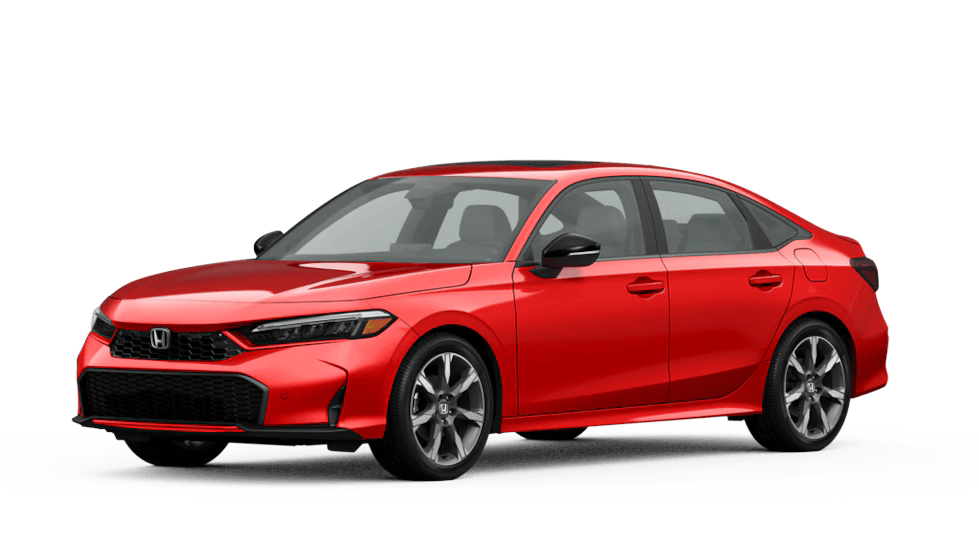 Learn about the Honda Civic exterior color options Honda Civic in Rallye Red