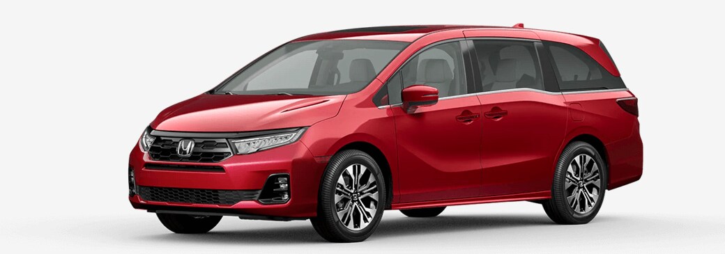 Learn about the 2025 Odyssey exterior color options 2025 Odyssey in Radiant Red Metallic