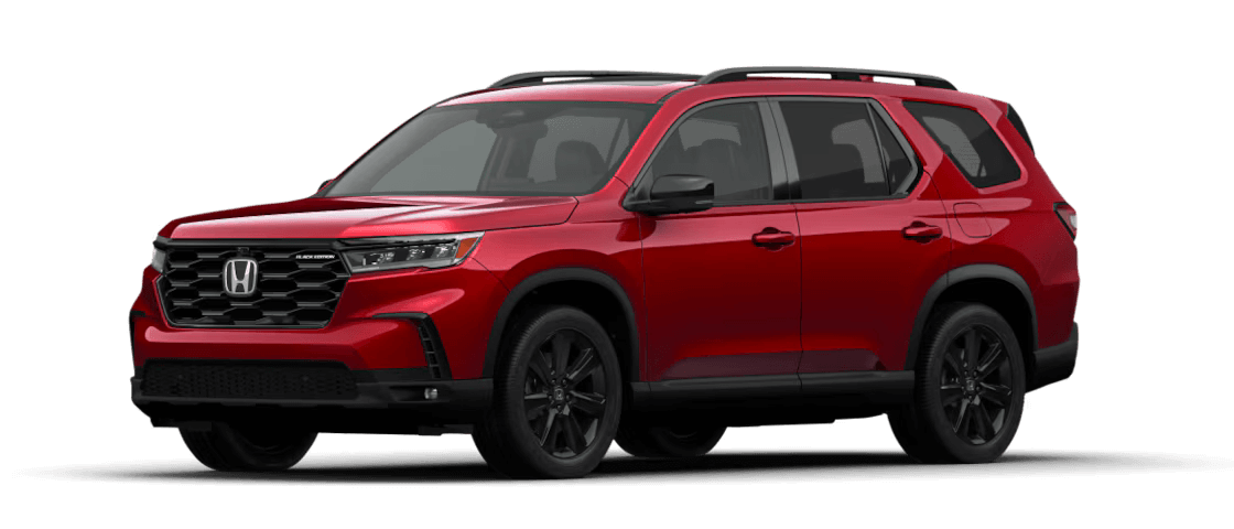 Learn about the exterior colors of the 2025 Honda Pilot 2025 Honda Pilot in Radiant Red Metallic II