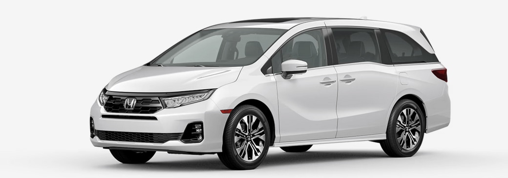 Learn about the 2025 Odyssey exterior color options 2025 Odyssey in Platinum White Pearl