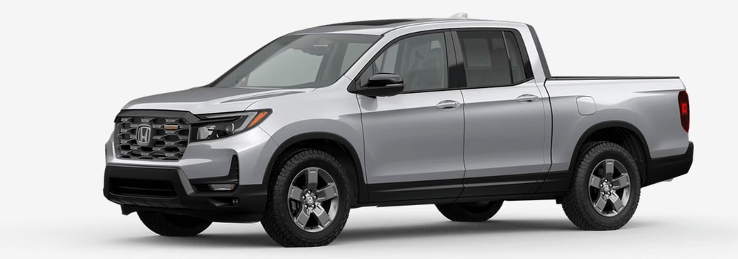 Learn about the Honda Ridgeline exterior color options Honda Ridgeline in Solar Silver Metallic