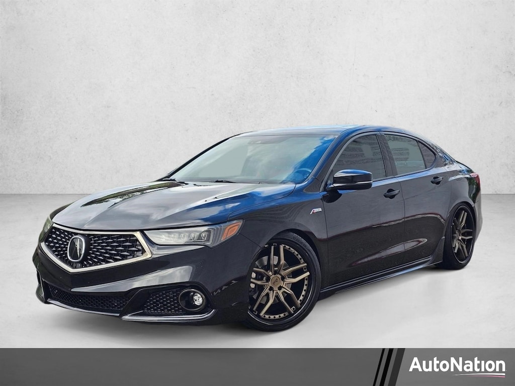 Used 2018 Acura TLX 3.5L Tech & A-Spec Pkgs w/Red Leather Sedan
