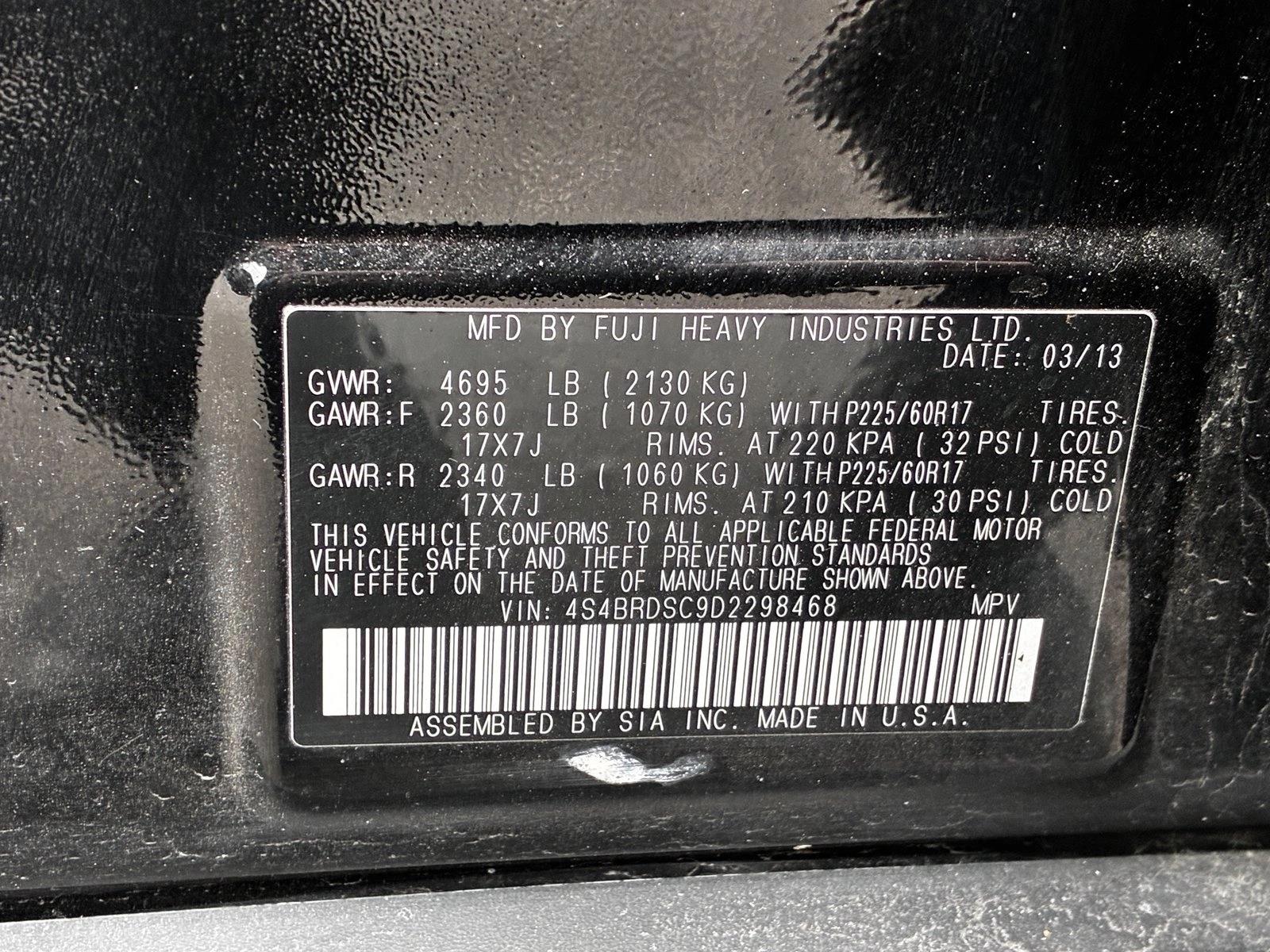 2013 SUBARU OUTBACK - Image 15