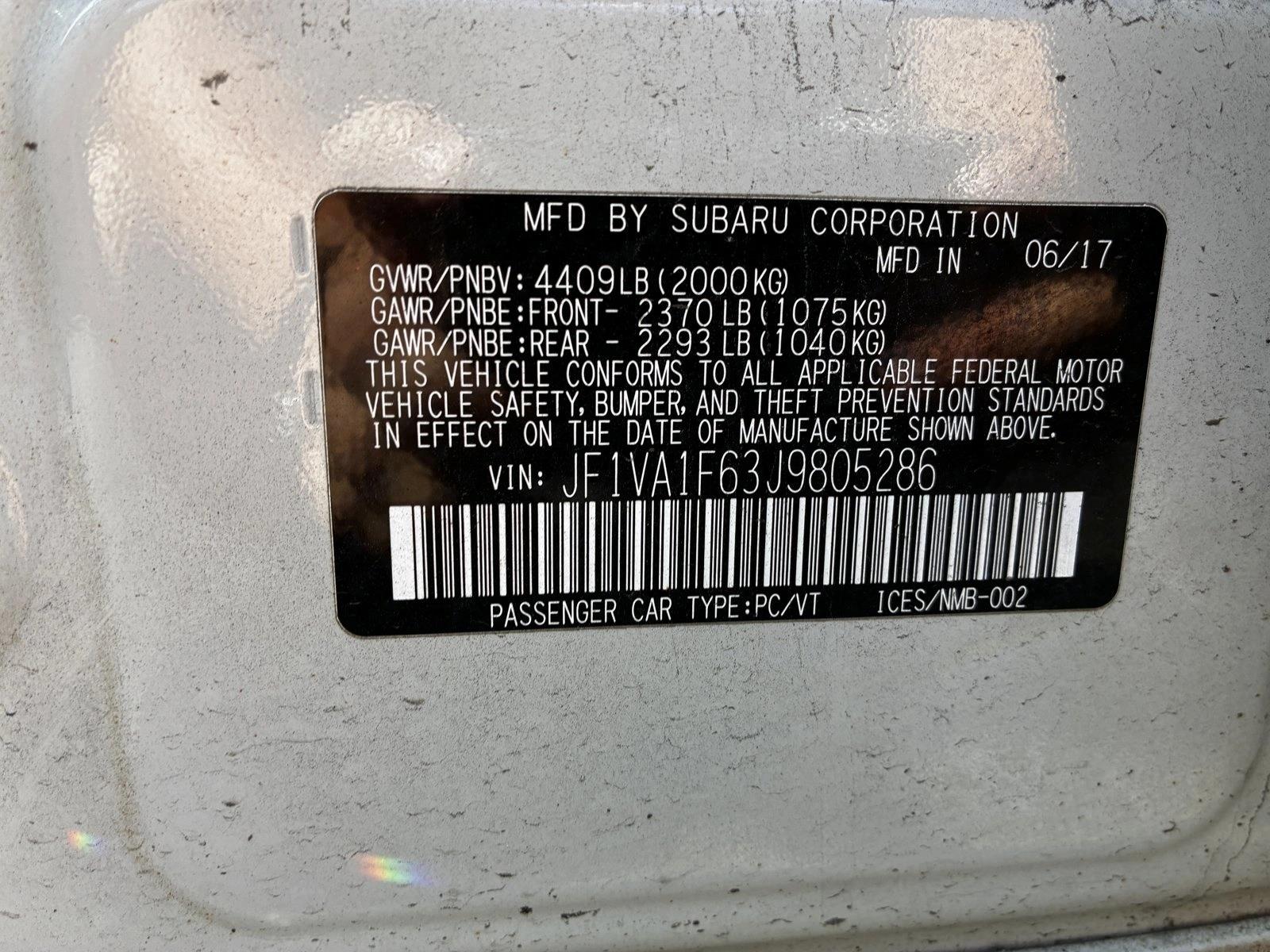 2018 SUBARU WRX - Image 15