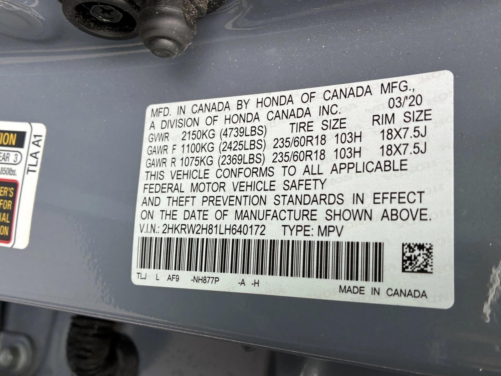 2020 HONDA CR-V - Image 15