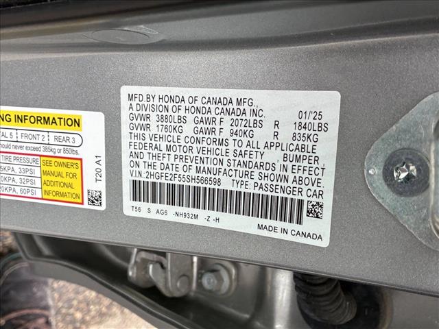 2025 HONDA CIVIC - Image 15
