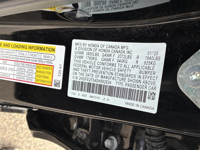 2025 HONDA CIVIC - Image 15