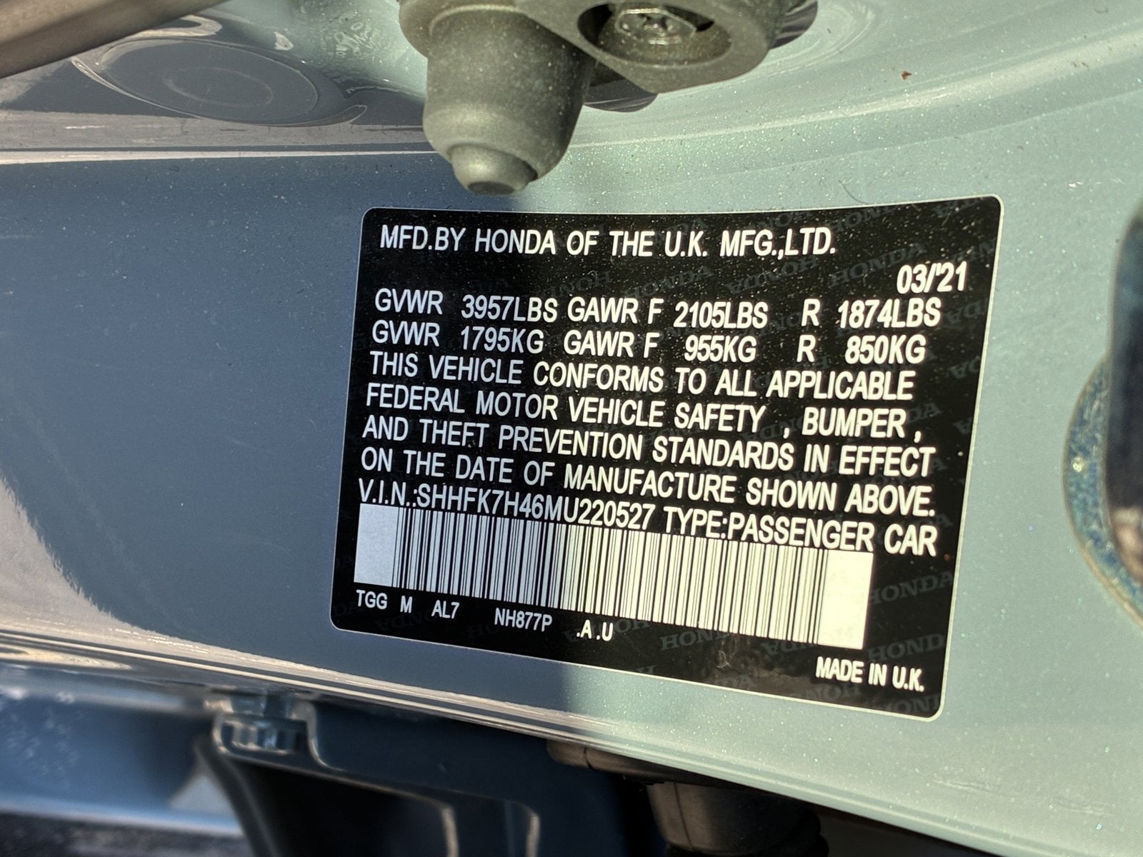 2021 HONDA CIVIC - Image 15