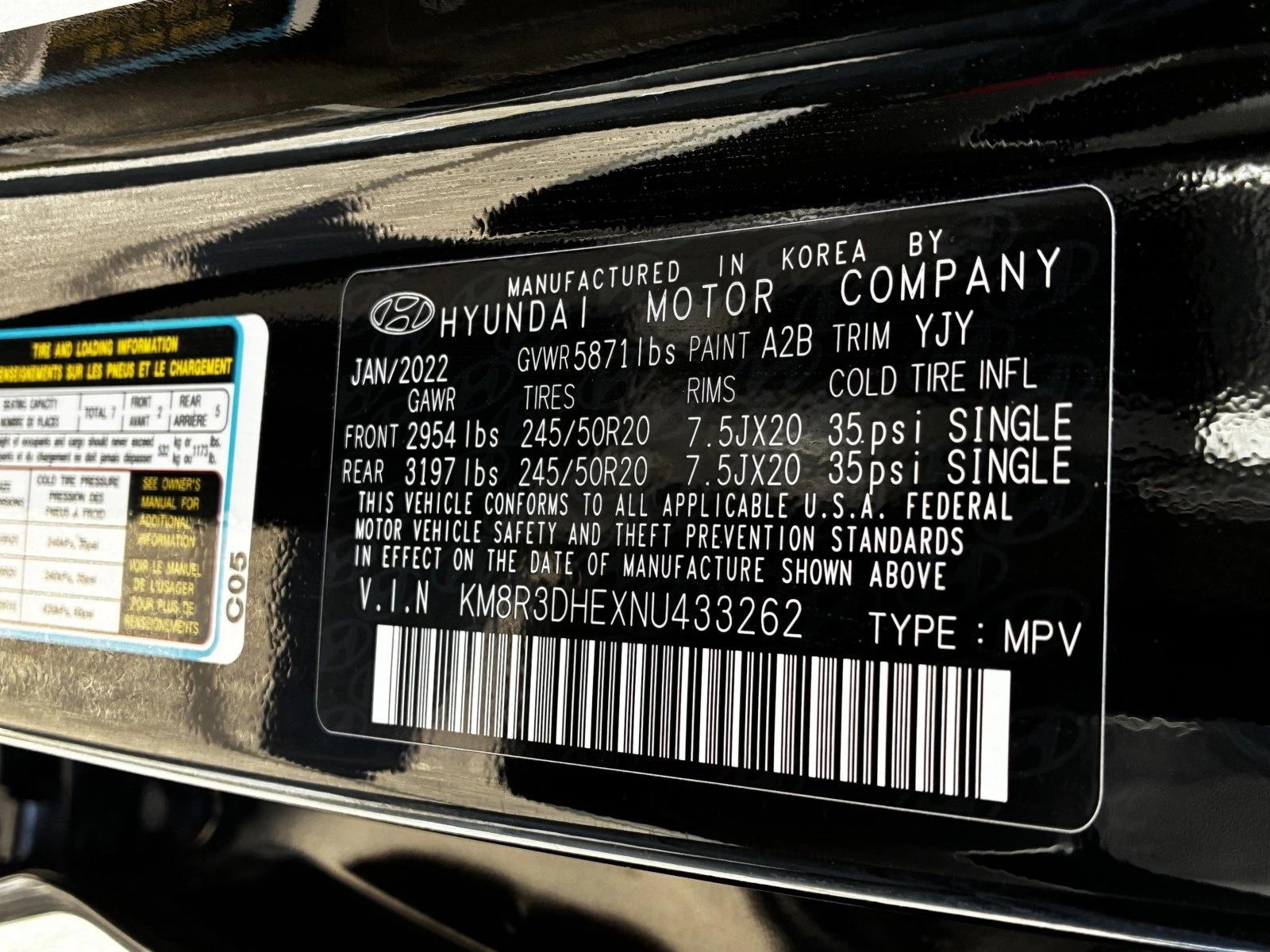 2022 HYUNDAI PALISADE - Image 15