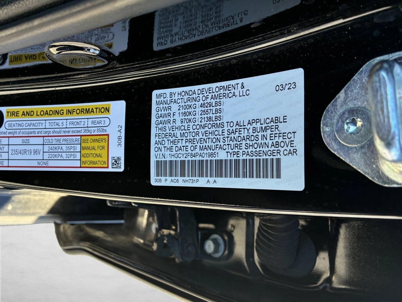 2023 HONDA ACCORD - Image 15