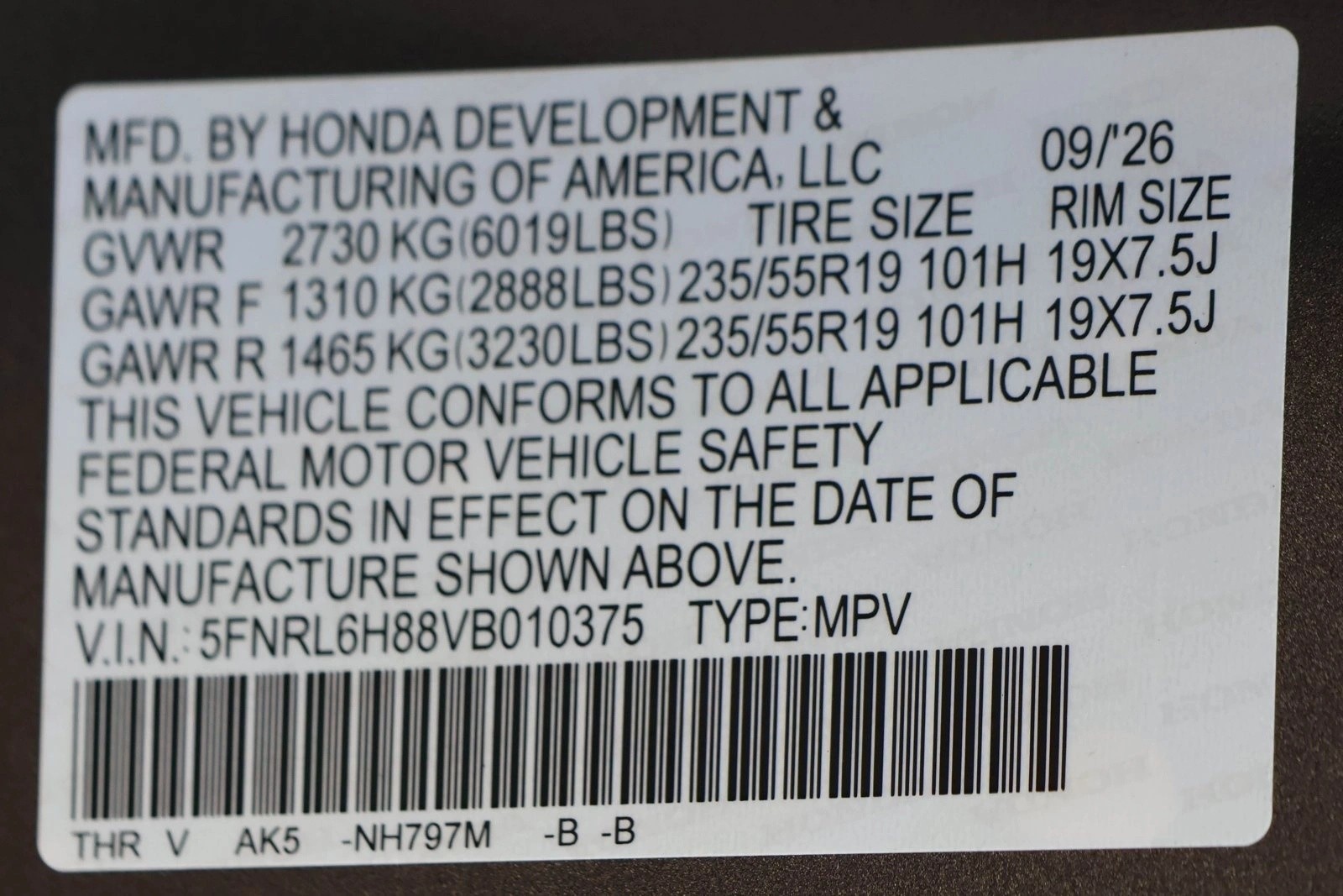 Vehicle thumbnail