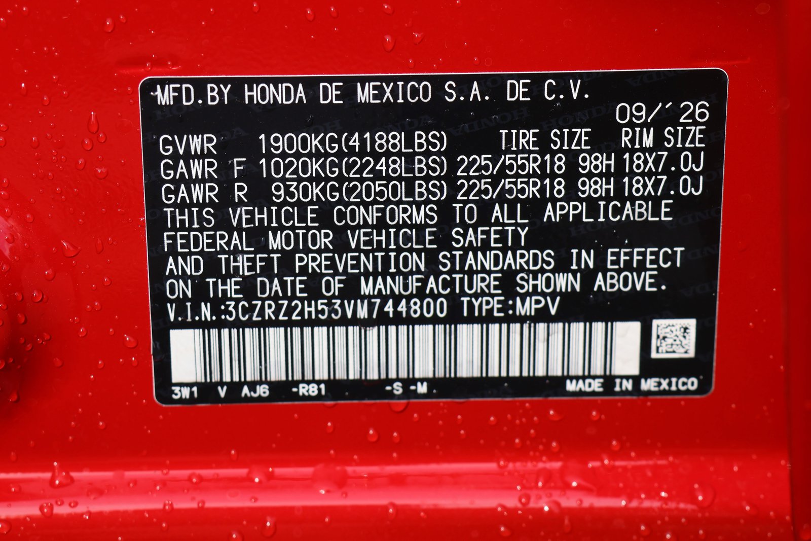 Vehicle thumbnail