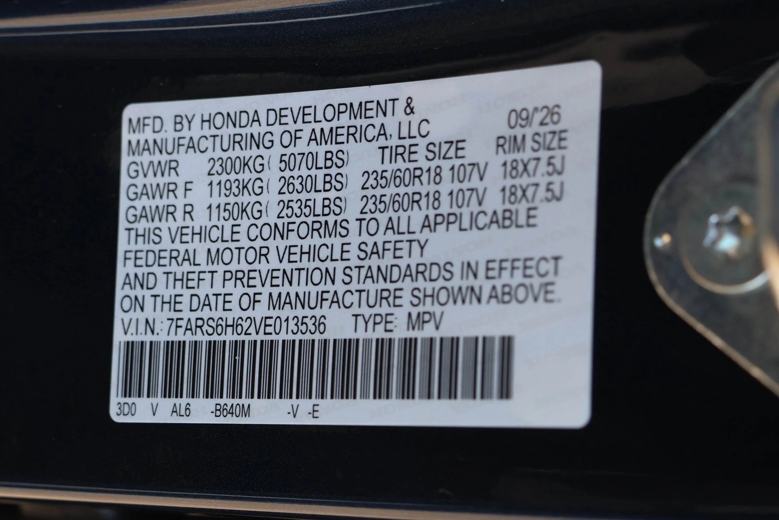 Vehicle thumbnail