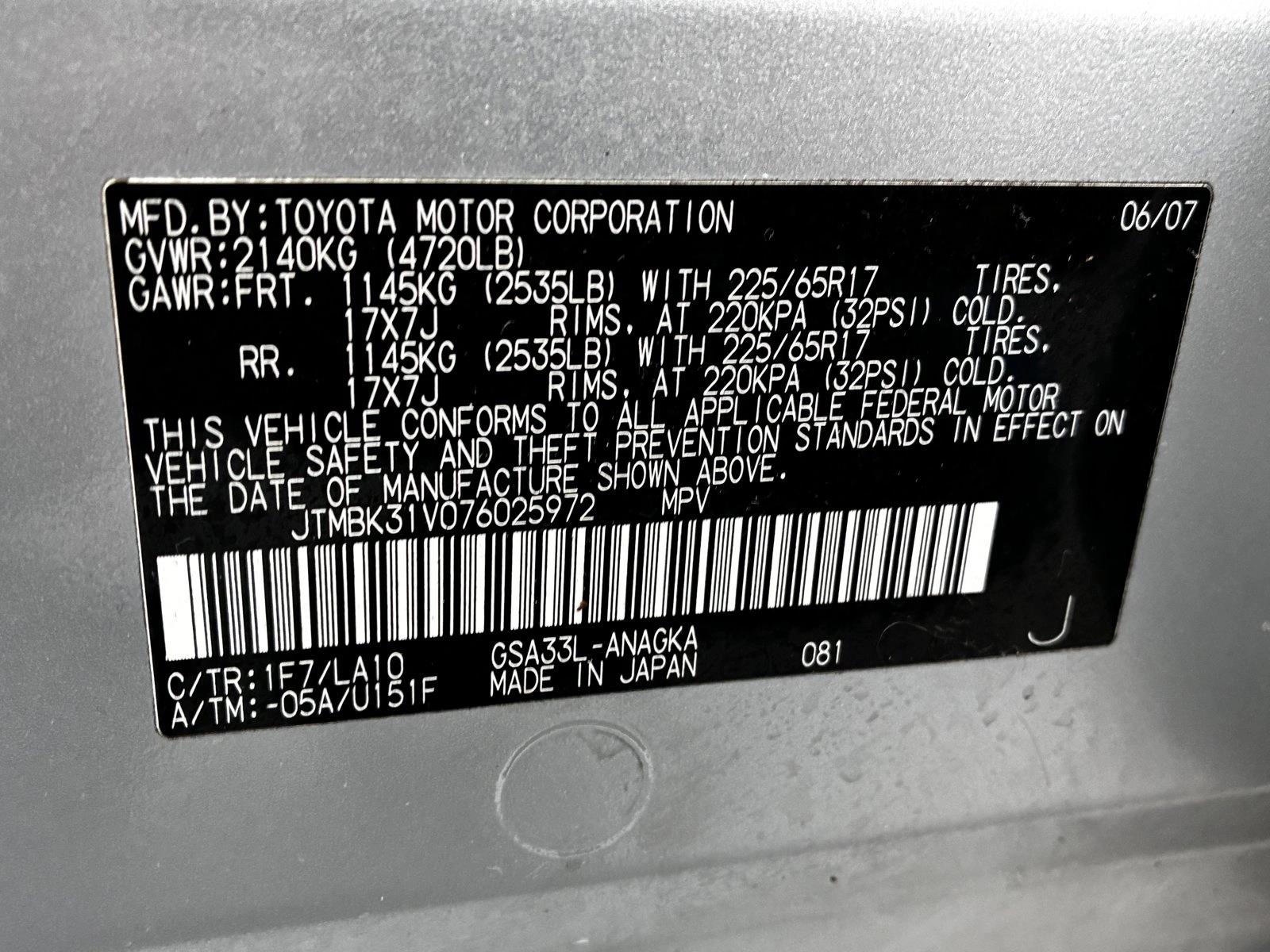 2007 TOYOTA RAV4 - Image 15