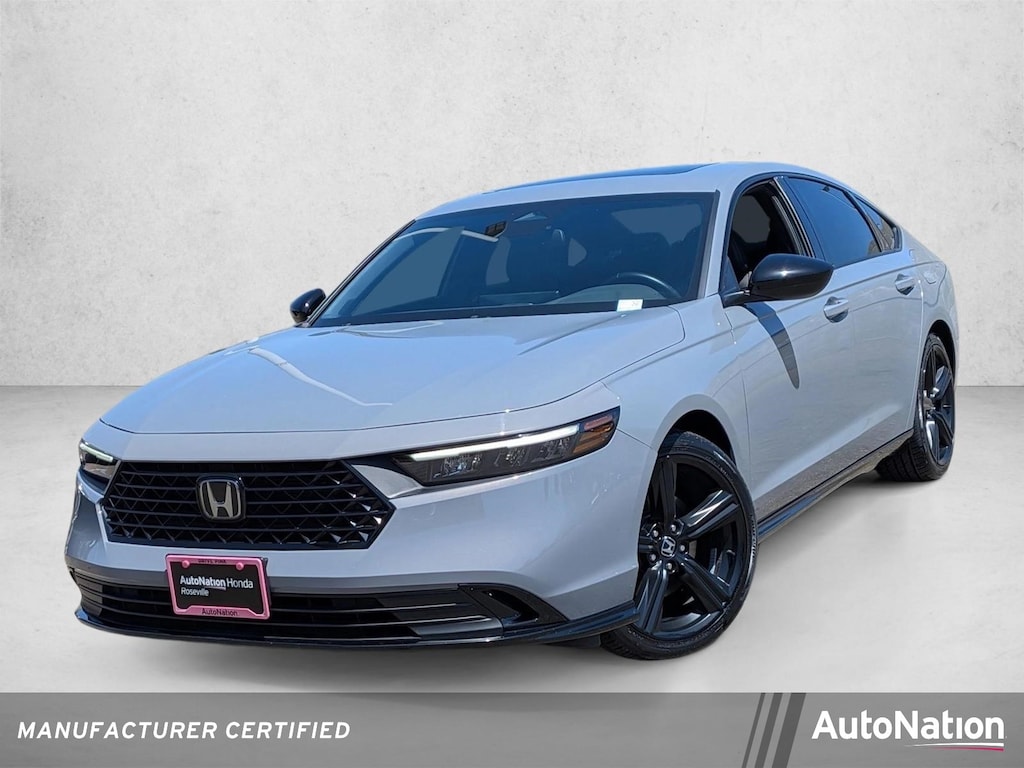 Certified 2023 Honda Accord Hybrid Sport-L w/BSI Sedan