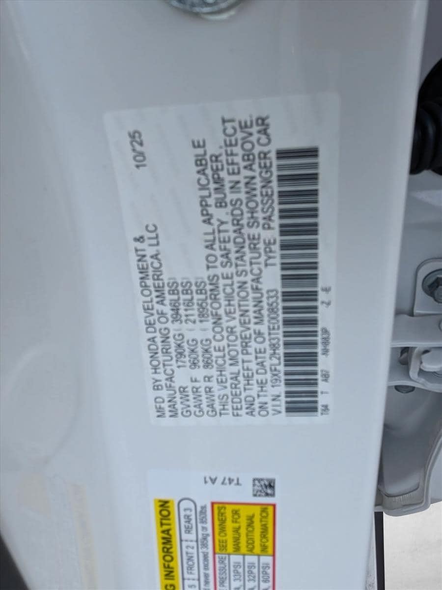 2026 Honda Civic Hatchback Sport - Photo 18