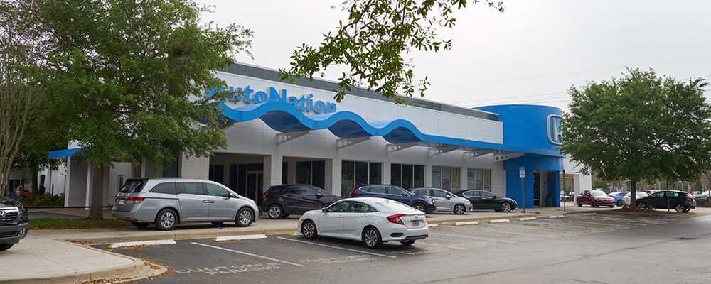 Exterior view of AutoNation Honda Sanford serving Sanford