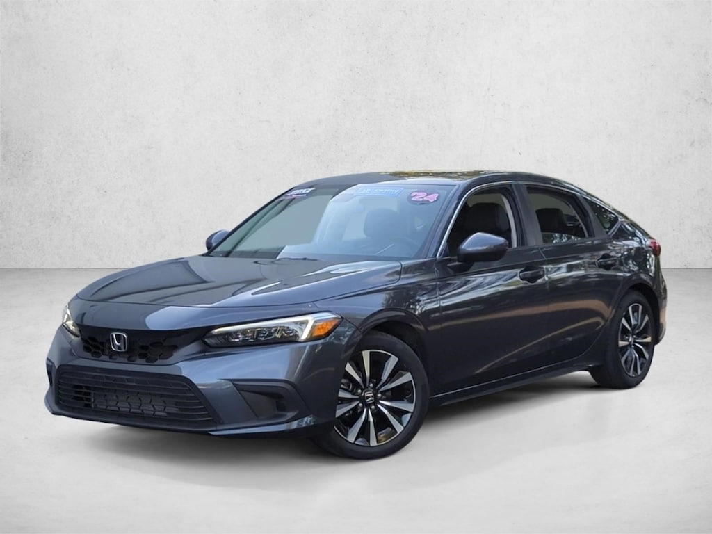 Certified 2024 Honda Civic EX-L Hatchback
