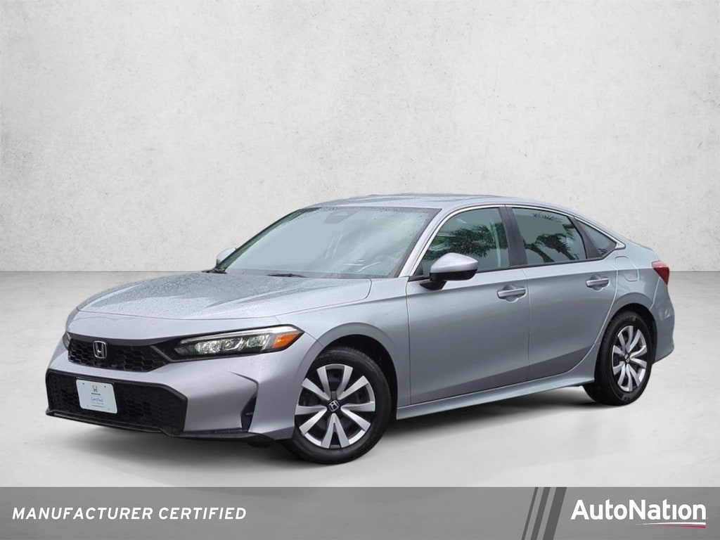 Certified 2025 Honda Civic LX Sedan