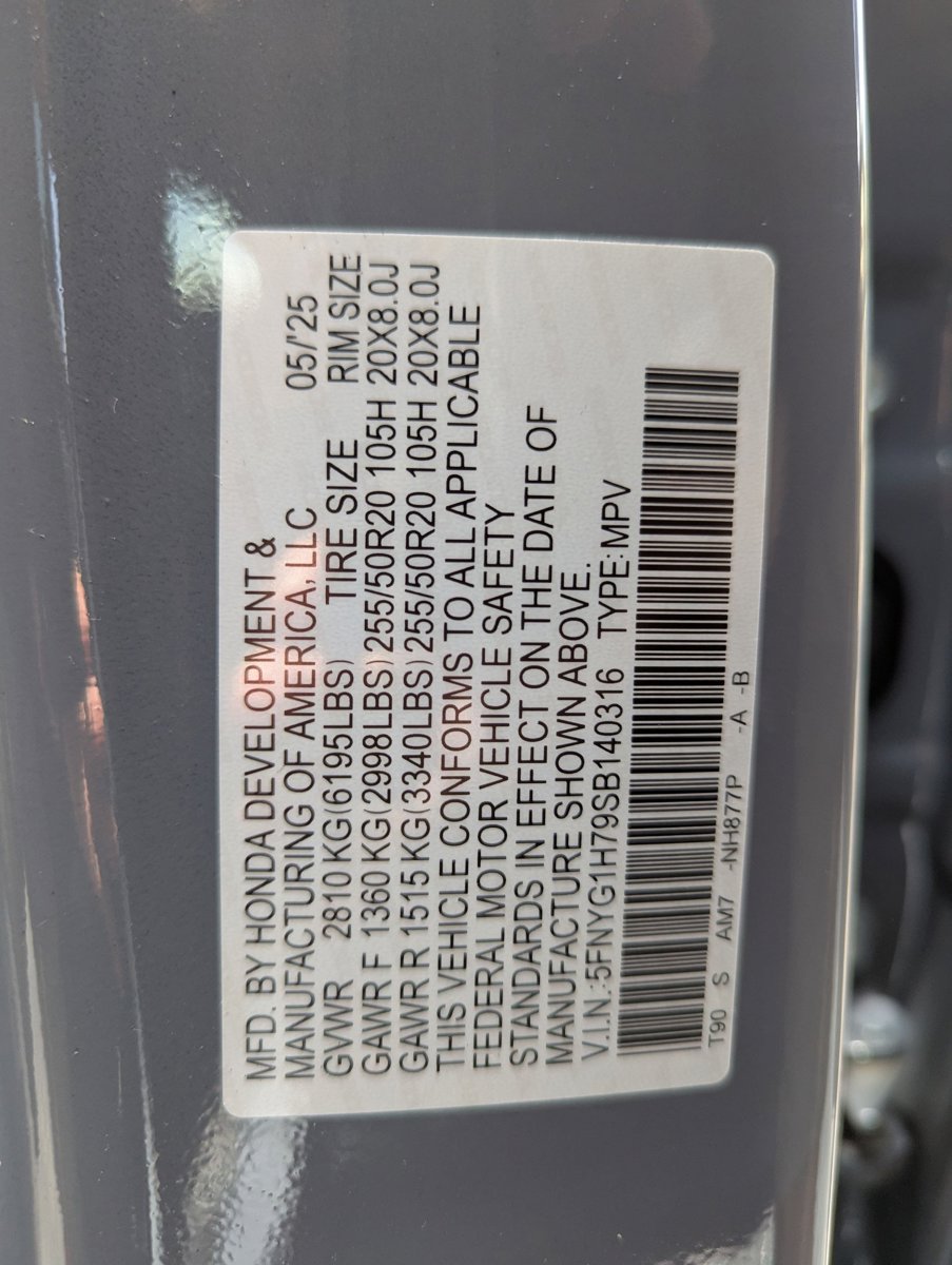 2025 Honda Pilot Touring photo 5