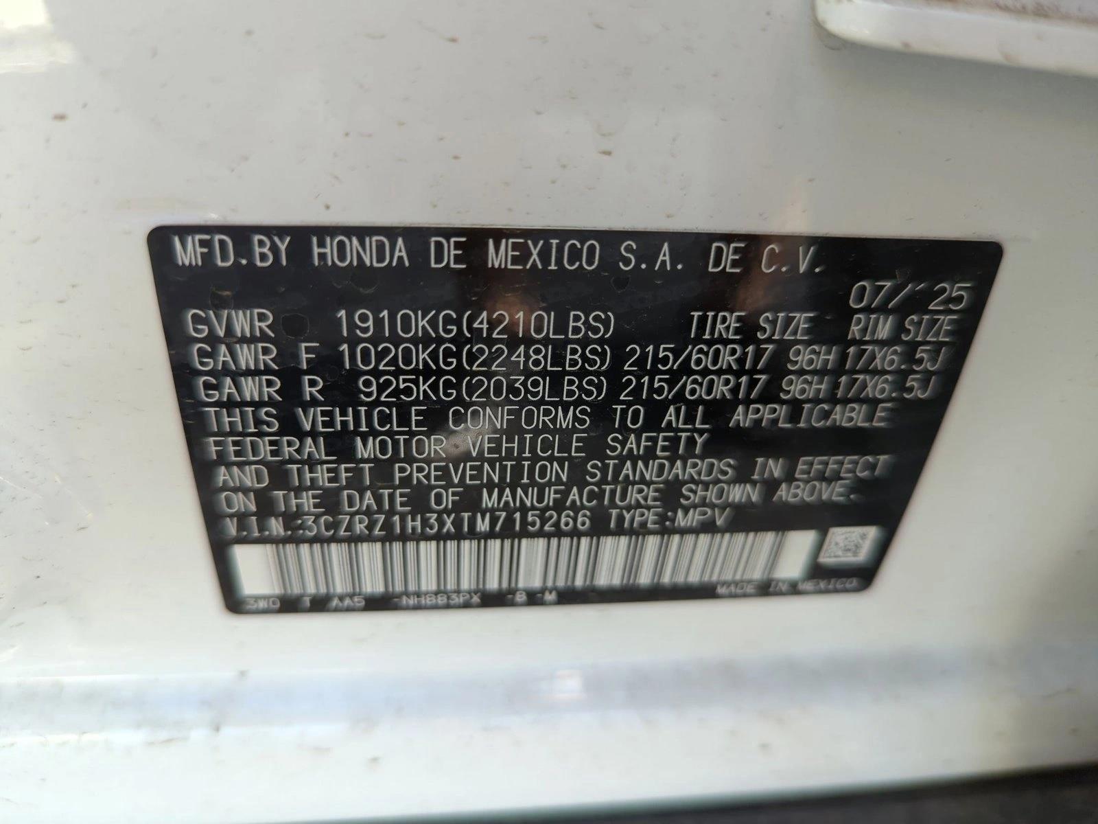2026 Honda HR-V LX - Photo 17