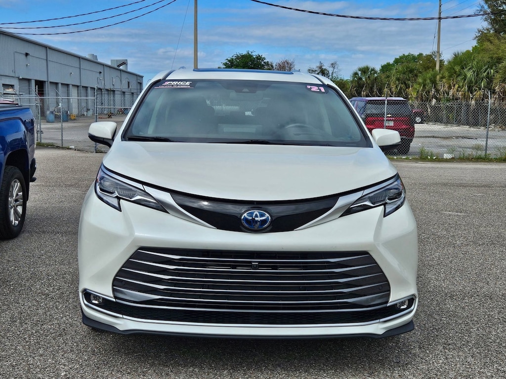 Used 2021 Toyota Sienna Platinum 7 Passenger Van