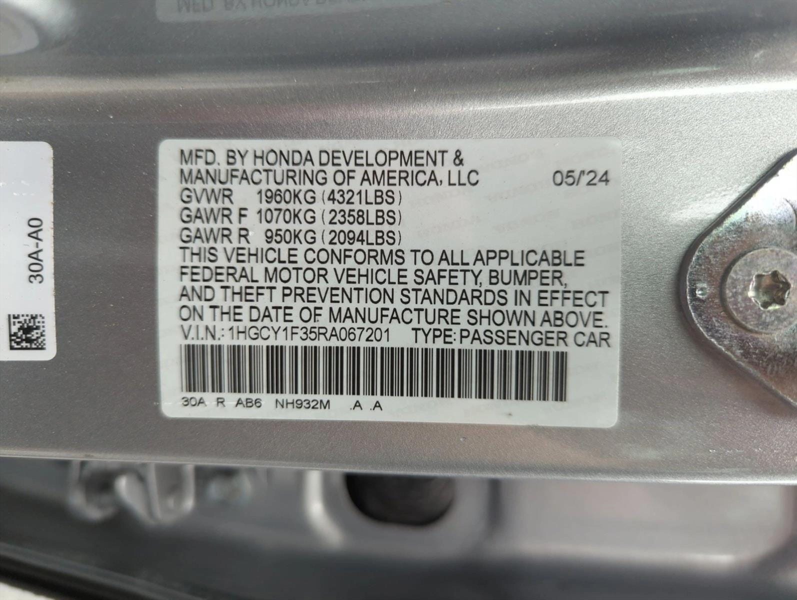 2024 Honda Accord EX - Photo 24