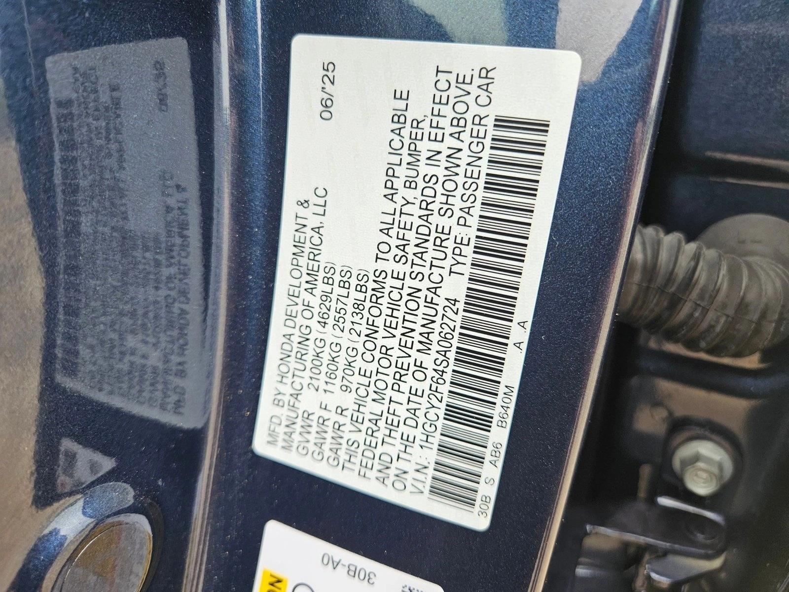 2025 Honda Accord Hybrid EX-L - Photo 23