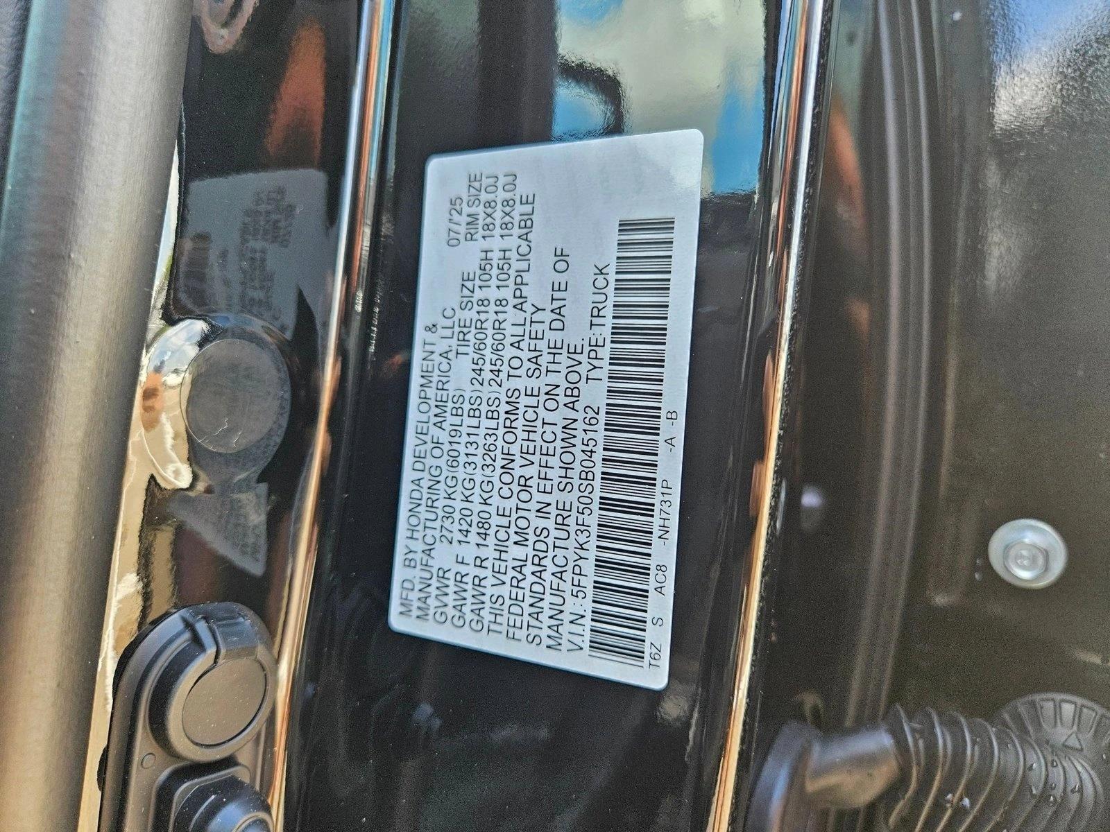 2025 Honda Ridgeline RTL - Photo 19