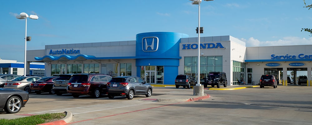 Exterior view of AutoNation Honda South Corpus Christi serving Corpus Christi